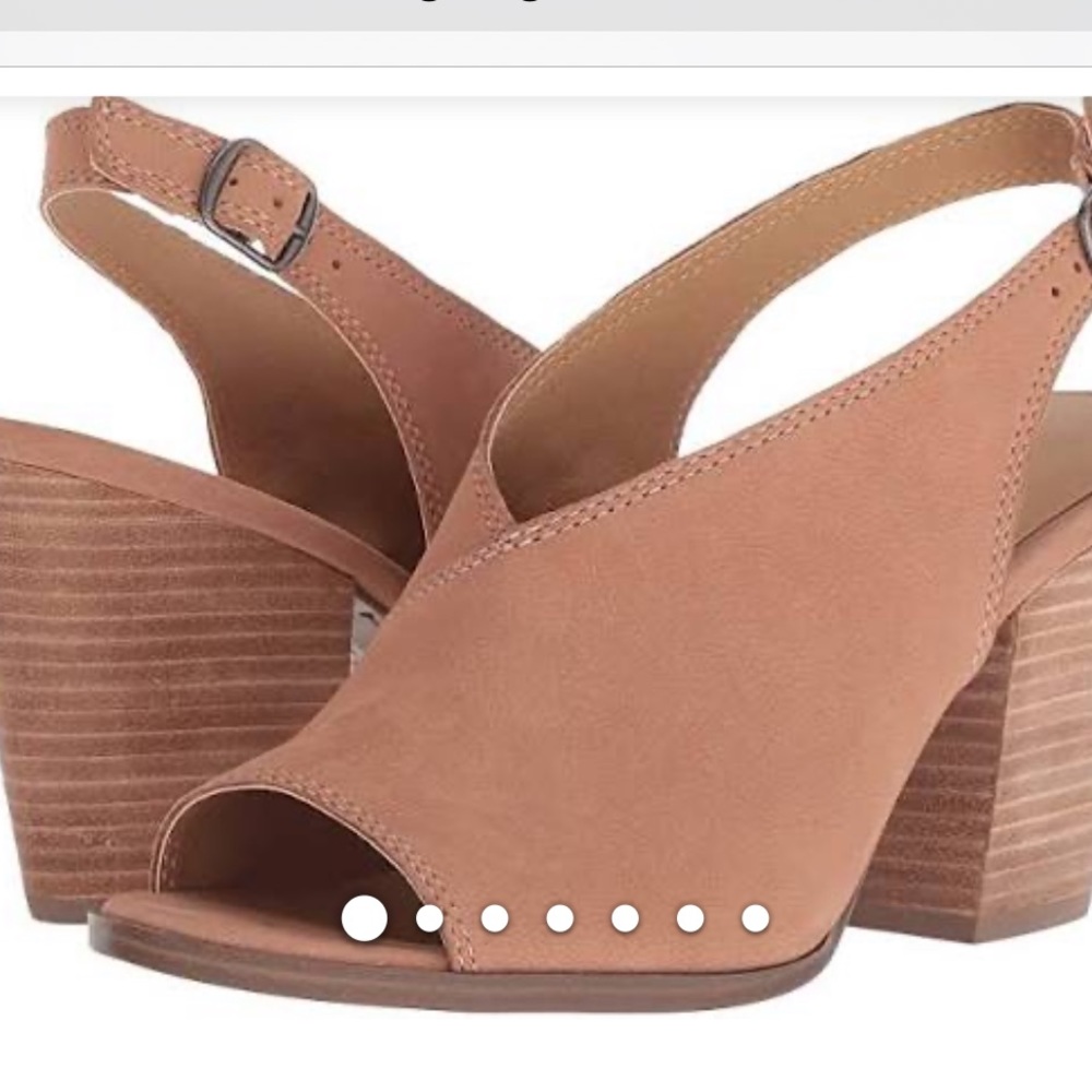 Size 6.5 lucky brand ovrandie heel